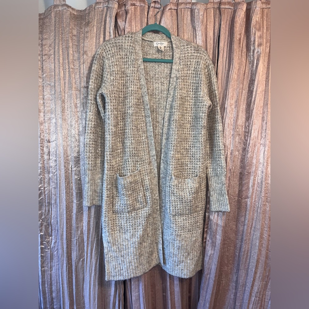 Waffle knit long cozy sweater🍂